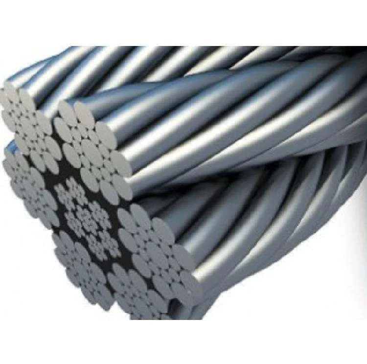 Manufacturer Custom Coating Galvanized Steel Cable Stainless Steel Wire Rope Linear Contact Lay Rope