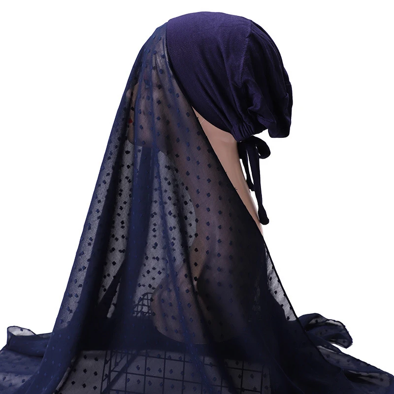niqab Scarf great Adjustable cap chiffon hijab Shipping caps Istant Turban suit scarf Online
