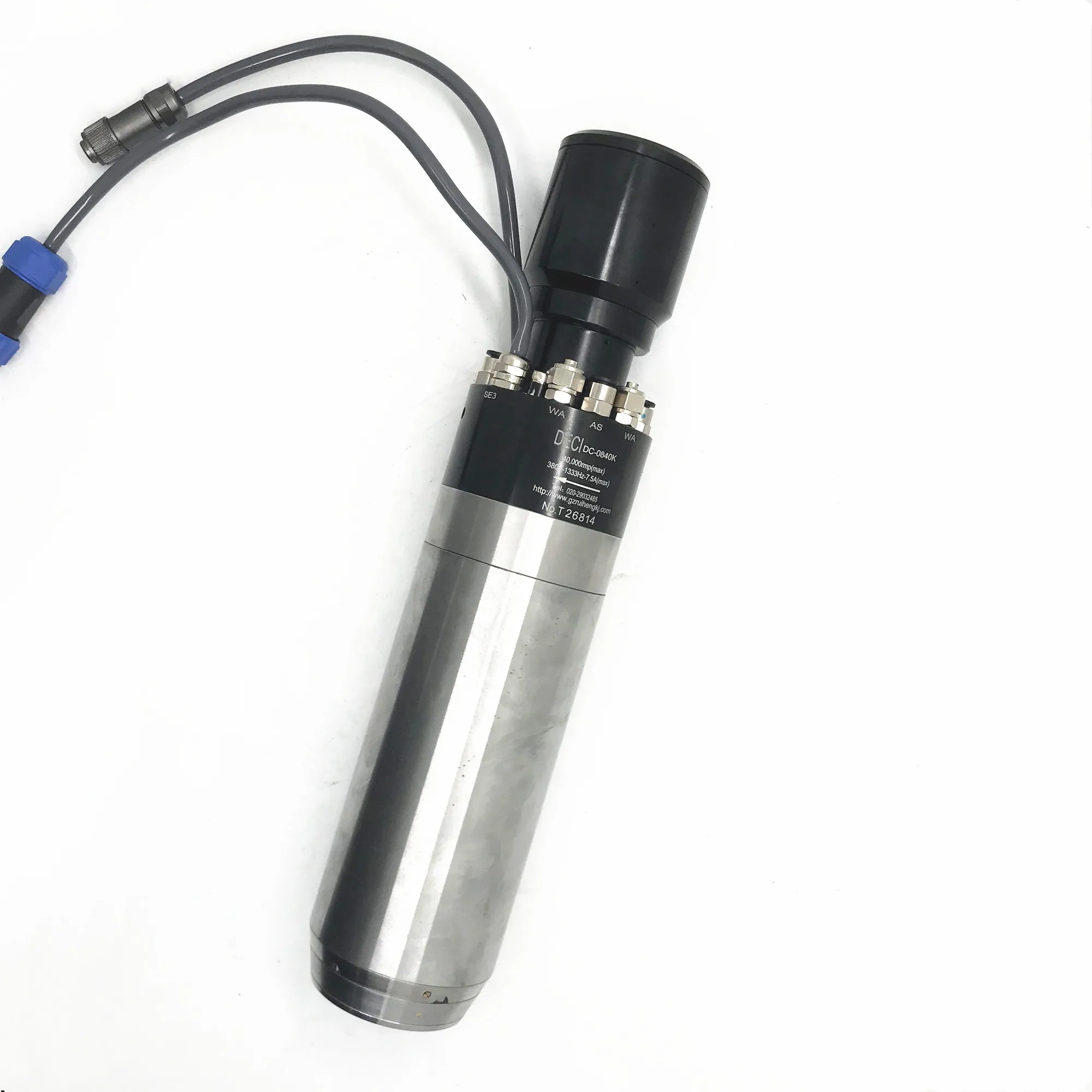 
40000rpm 220V engraving 4KW ISO20 atc motor for drilling routing drive drilling, tapping, milling machine tool spindle 