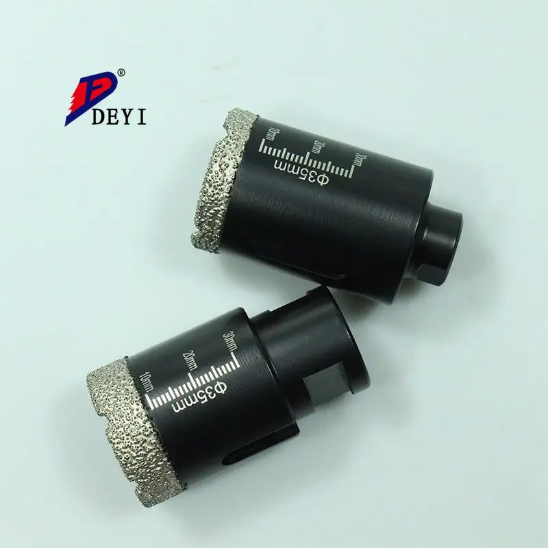 Vacuum brazed hex Circular Hole China Porcelain Marble Stone Ceramic Tile Hollow Diamond Core  Drill Bit/Marble diamond hole saw