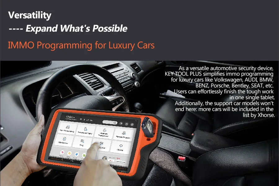 VVDI l усовершенствованный BT FM WLAN GPS чип Pin обнаружения дсцп/CAN-FD/ CAN и K протокол Xhorse ключевой инструмент плюс зарядного устройства программирующий