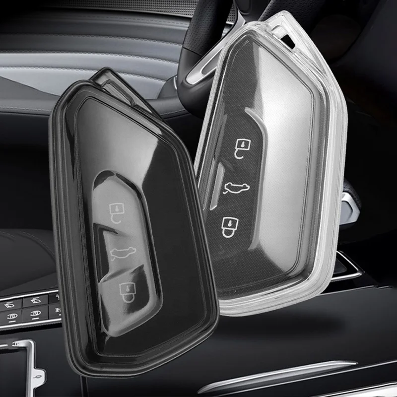 Car Key Case Cover Shell Fob For VW Volkswagen Golf 8 MK8 ID.3 ID.4 Cupra Skoda Octavia A8 SEAT Leon MK4 2020 2021
