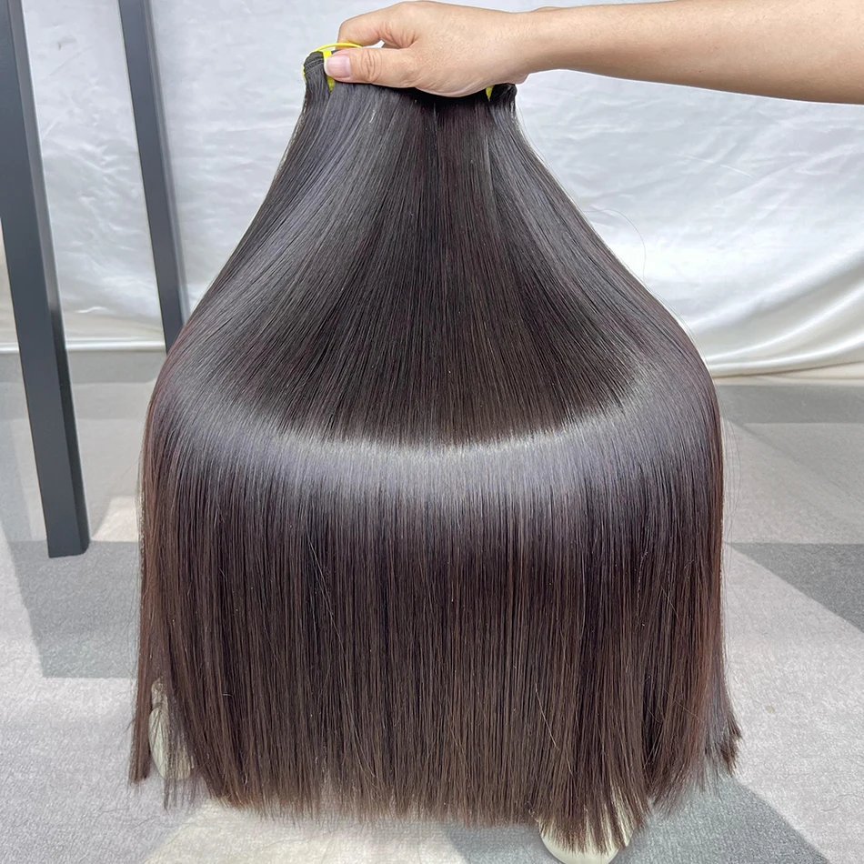 12A Raw Vietnamese Human Hair Bundles Vendor Wholesale 100% Natural Indian Raw Cuticle Aligned Virgin Hair Weave Bundles