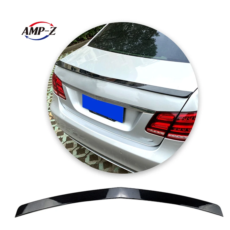 AMP-Z задний багажник спойлер крышка стайлинга автомобилей для Mercedes Benz E Class W212 Седан 4 двери E200 E260 E63 AMG 2013 2015