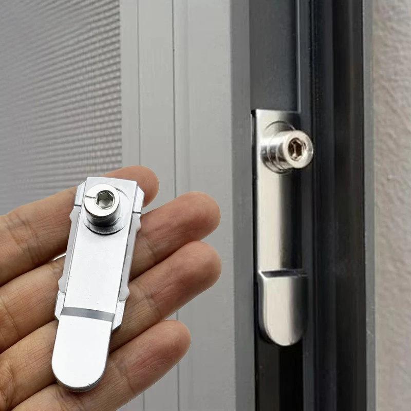 Broken bridge aluminum alloy window lock bar connector door and window fittings lock block