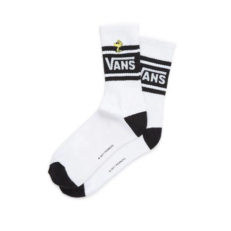 BY-N1012 logo custom socks girls white socks uniform school socks for sale