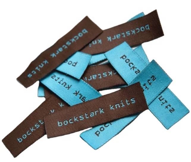 Фирменная тканая этикетка для футболки, тканая этикетка для одежды