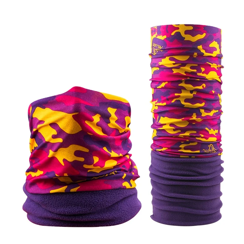 FREE SAMPLES custom logo microfiber polyester polar fleece headwear tubular bandana stretchy headband