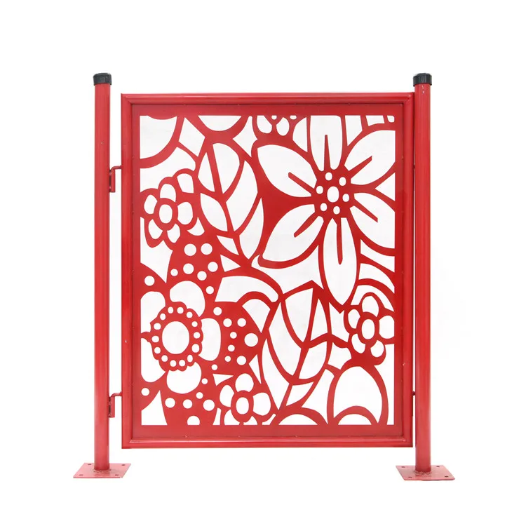 Australia low price butterfly metal garden trellis fence decoration