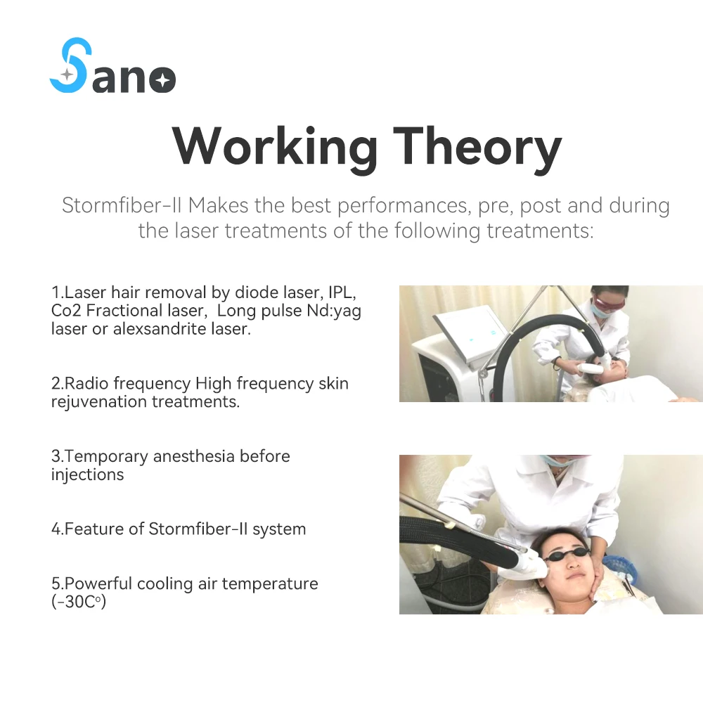 Tube of the Zimmer Cryo Air Cooler Cooling Skin System