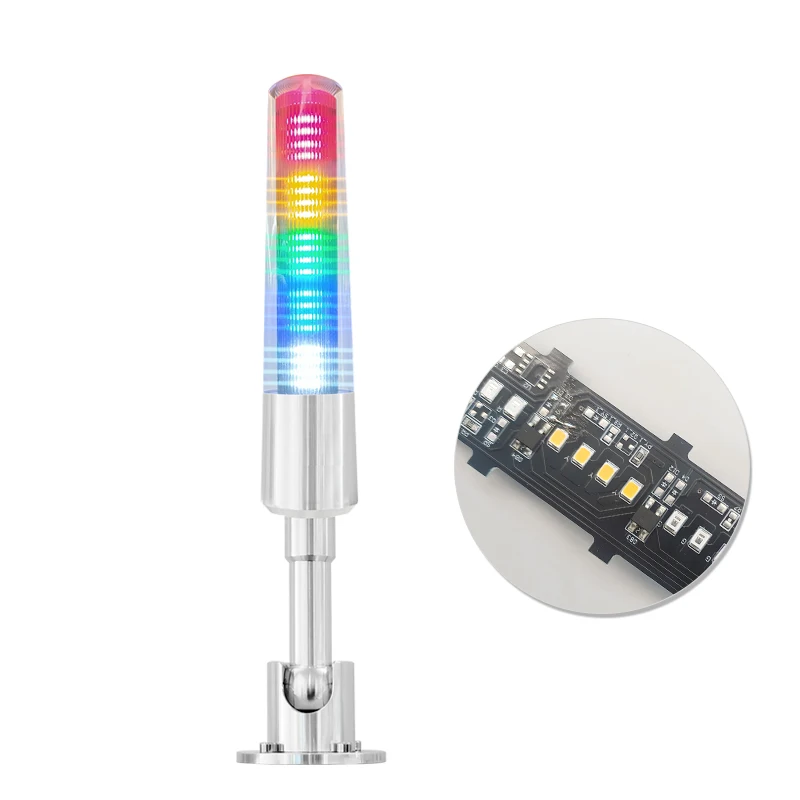 ONN-M4S-F LED Signal Tower Light Buzzer/Steady/Flash PC Lampshade  Tri-color Cnc Machine Tool lights