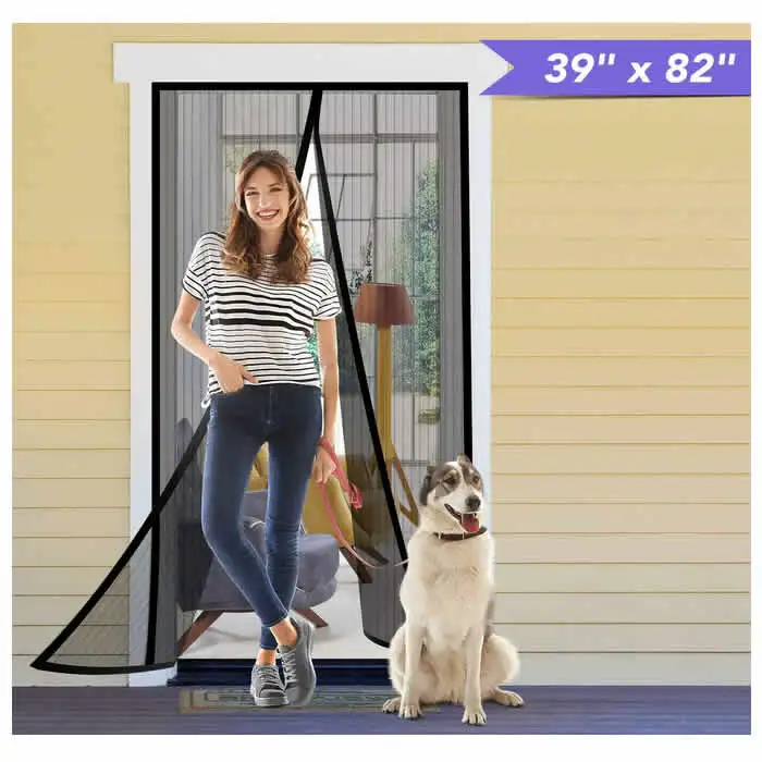 Wholesale Hands-free Magnetic Summer Anti-Mosquito Curtains Automatic Closing Magnetic Door Screen Household Curtain