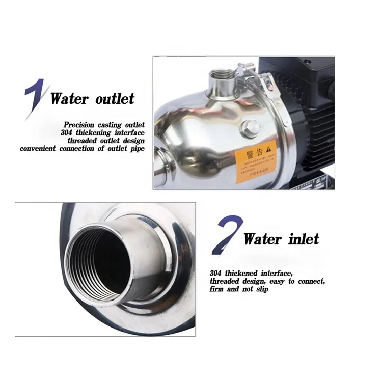 CHL multistage horizontal pump self priming centrifugal booster water pump