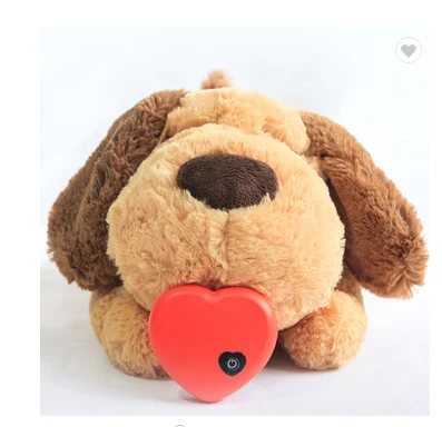 Pet anxiety companion sleep toy Dog interactive plush heartbeat toy pet toys(old)