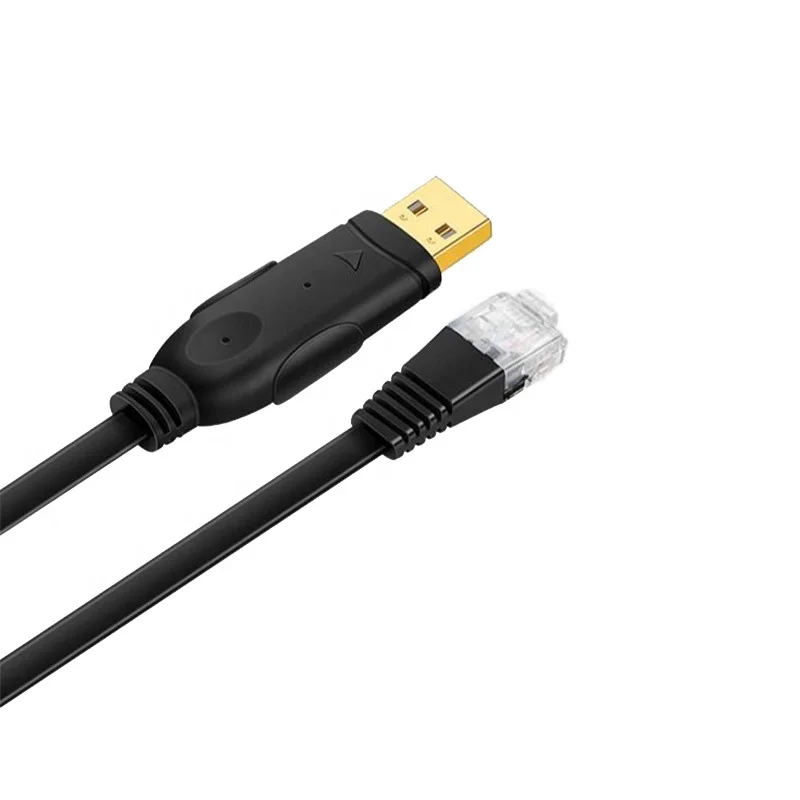 OEM Utech new arrival 6ft 1.8m FTDI USB Console Cable USB2.0 to RJ45 FT232RL Serial Adapter Cable