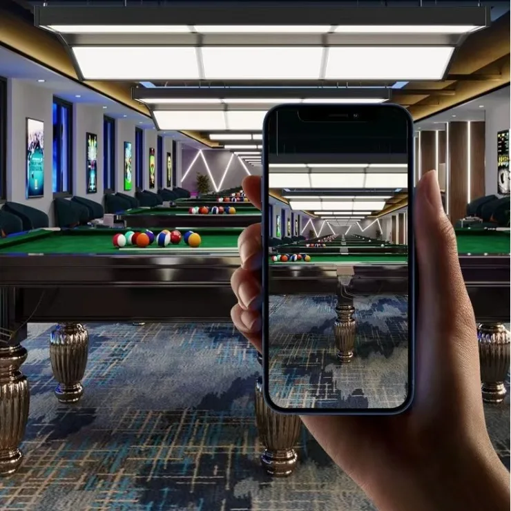 Billiards Lamp Table Tennis Pendant Lamp Room American Black Snooker Eye protection Club Billiards Lamp