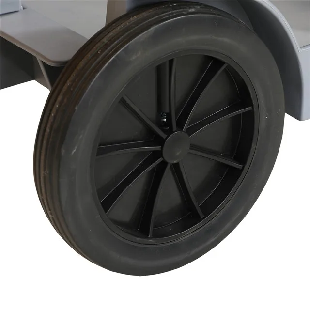 AF08170 Grey Swift Hospital Hotel Folding Janitor Cart Housekeeping Equipments Cleaning Trolley Cart