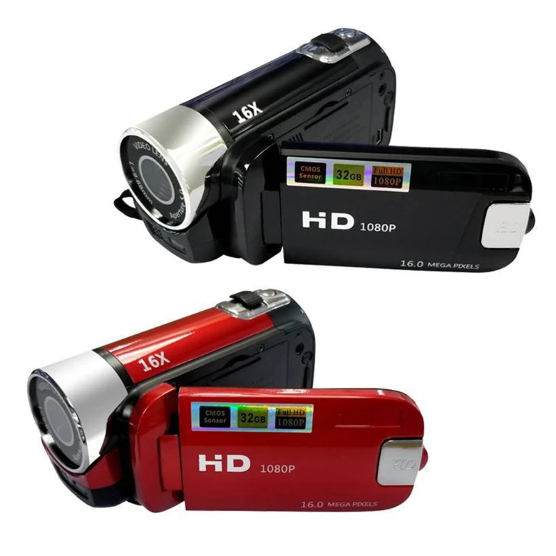 
US/EU/UK/AU Plug 1080P Vlog Camera 16 Million Pixels DV Digital Video Camera 