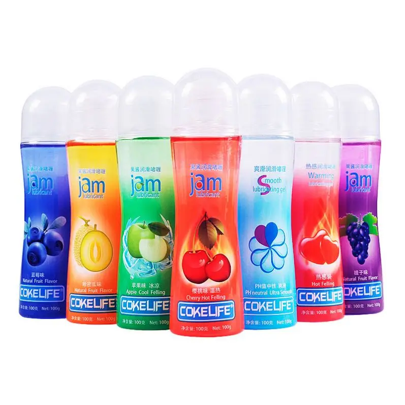 Adult Sex Products 100ML personal Lubricant Passion Strawberry Fruit Flavor Anal Water Based Sex Lub