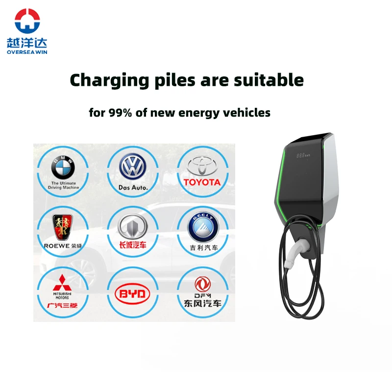 Hot In The USA  Type 2 EV Charger Manufacturers 22 Kw EV Charger Station  With Credit Card Home Charging Station