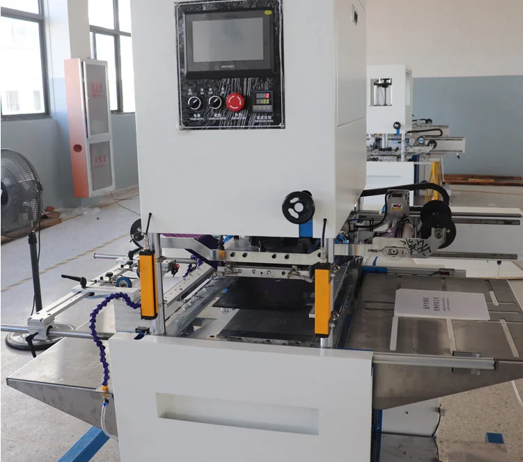 leather logo embossed Paper automatic pneumatic hot stamping machine machine automatic hot foil stamping machine