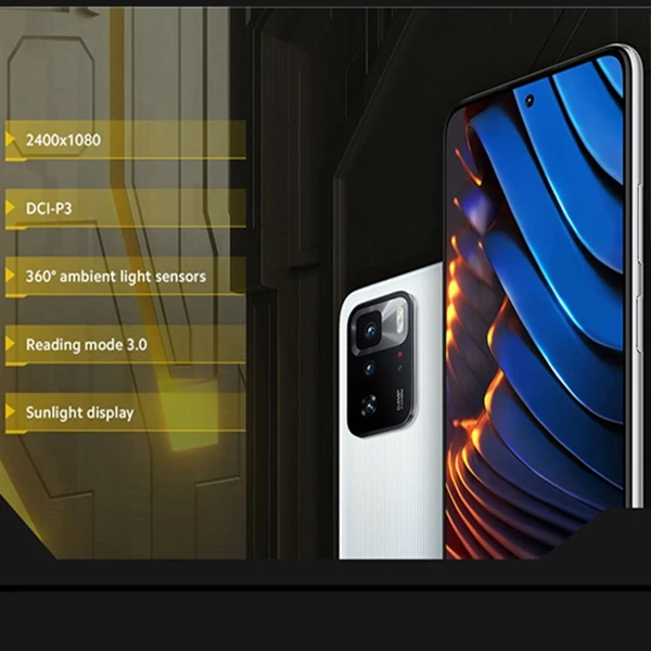 Новое поступление Мобильный телефон Xiaomi 5G POCO X3 GT NFC 8 ГБ ОЗУ 128 MTK Dimensity 1100 аккумулятор 5000 мАч 6 дюйма