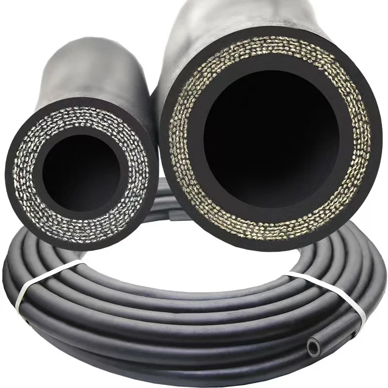 Four layers reinforcement FKM NBR EPDM PVC silicone rubber hose
