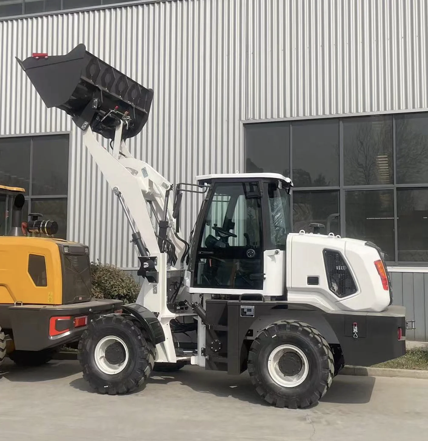 Euro Popular selling Electric joystick mini tractor loader 2ton telescopic wheel loader diesel engine 58kw