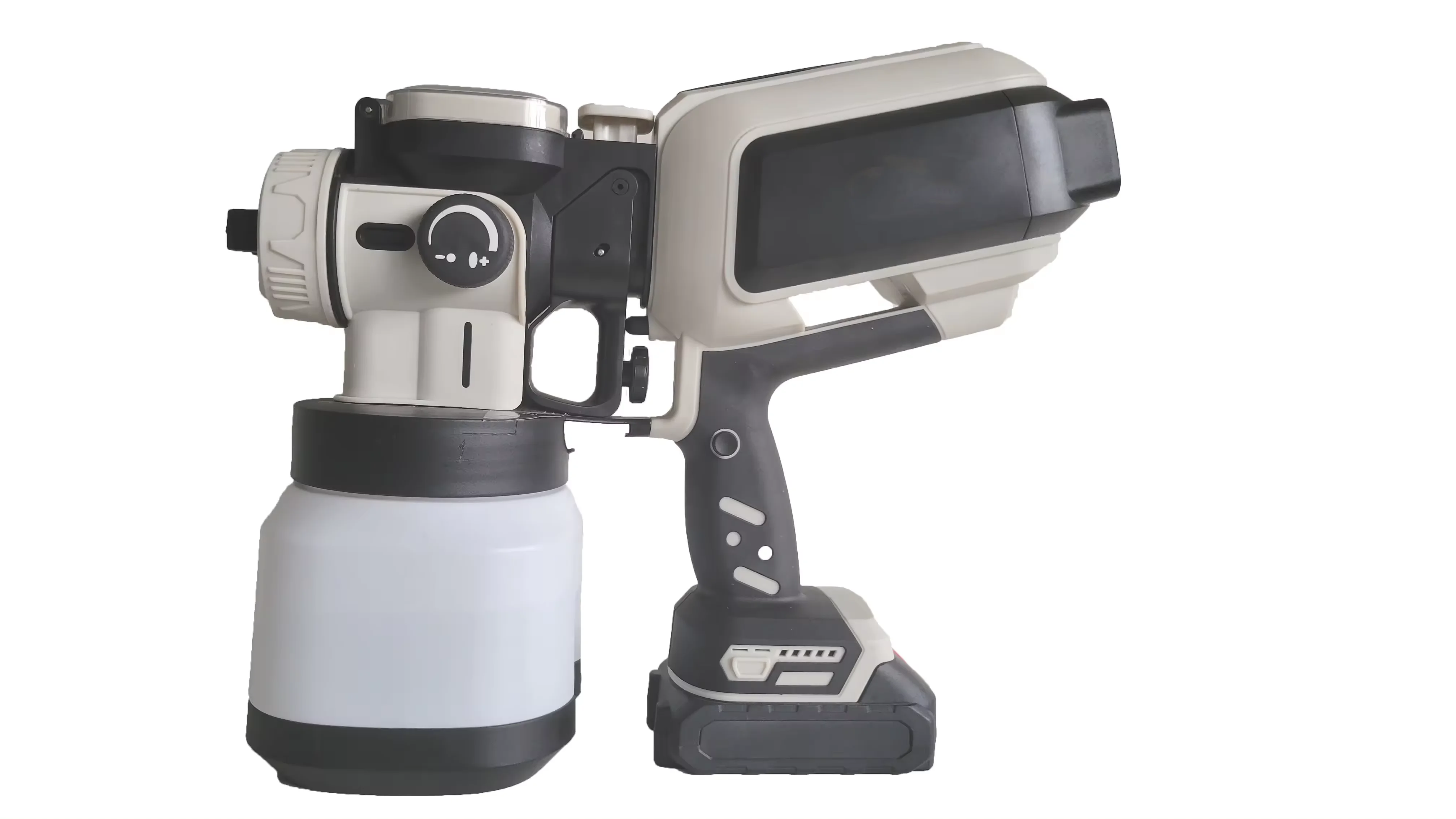 LED Light Cordless Airless Paint Sprayer 2000mAh Li-ion Battery Brushless HVLP Spray Gun for Industrial Use 220V