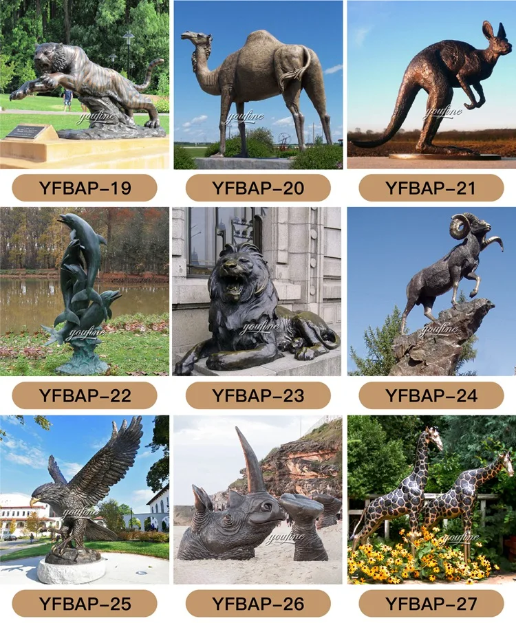Bronze Animals Sculpture
