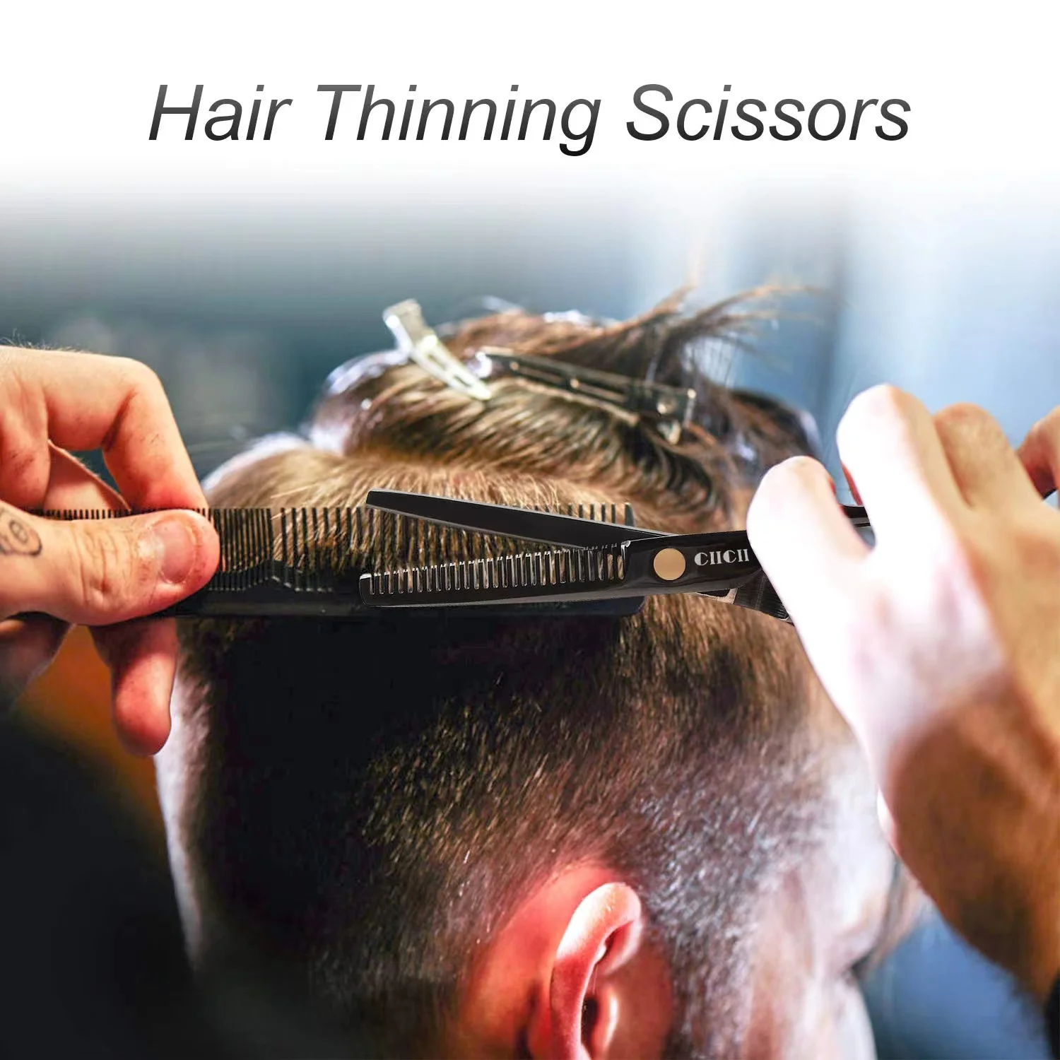 Hair Cutting Scissors Shears Kit Professional Hairdressing Scissors Set  for Men Women Pets Home Salon Barber Cutting Kit