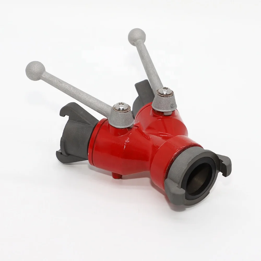 XHYXFire Aluminum Y Type Fire Hydrant Water Divider Mahcino Fire Department Connection Water Divider