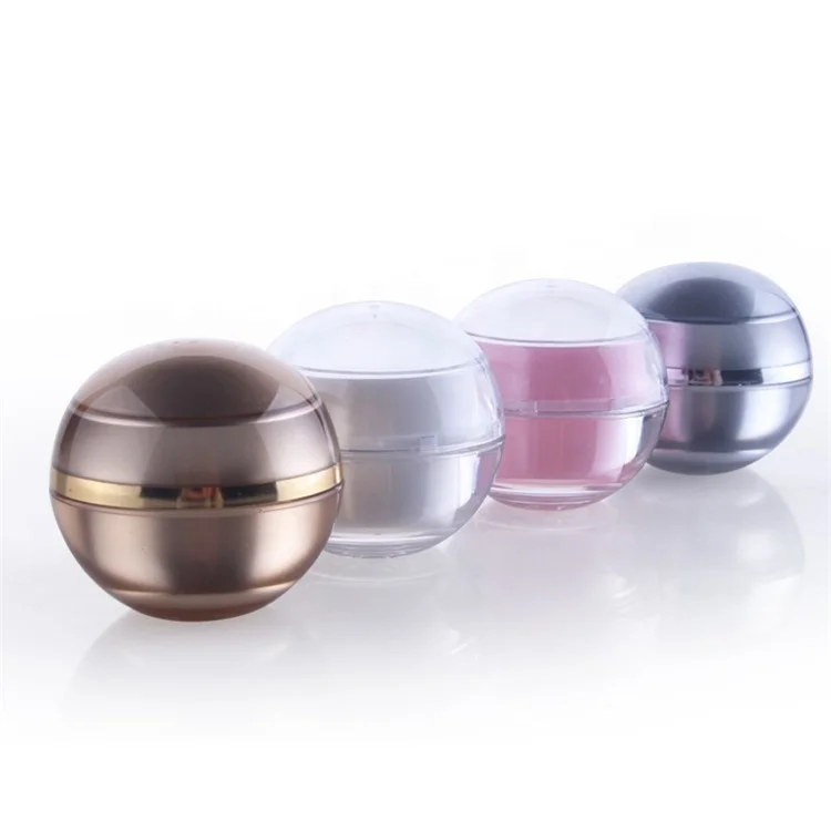 5g 10g 15g 30g 50g 30ml 50ml 120ml fancy double wall plastic lotion bottles and acrylic cosmetic jar ball jars