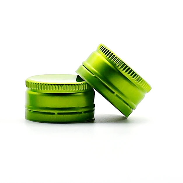 China Manufacturers Drink Bottle Caps 28mm Aluminium Pilfer Proof Cap