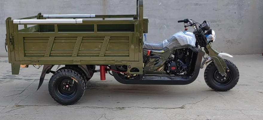 350cc Dump Cargo Motor Tricycle Load Tricycle Motorcycle 5 Wheels Tricycle for Freight
