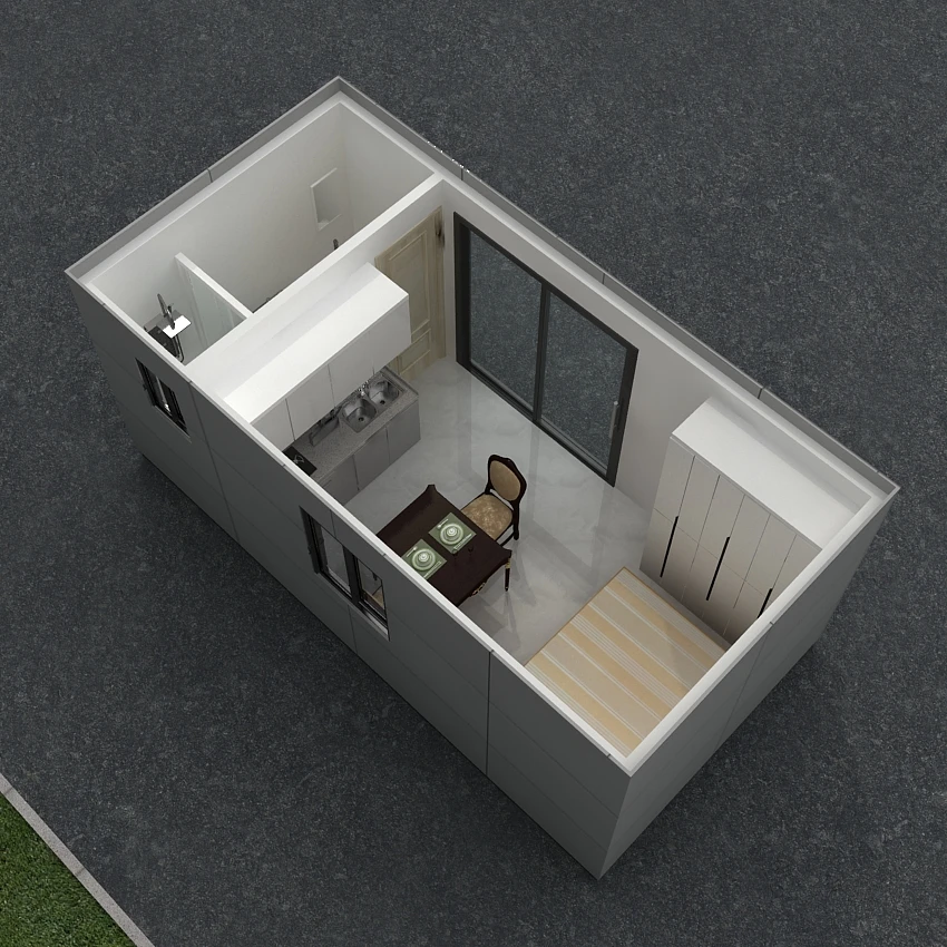 Easy assemble ready modern tiny homes modular container prefab houses