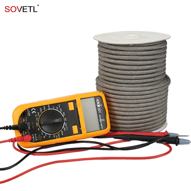 6mm Fire Resistant Conductive Metal Rope,Stainless Steel Braided Rope