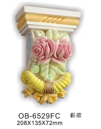 
high density PU foam damp proof wall surfaced bracket shelf corbel factory 