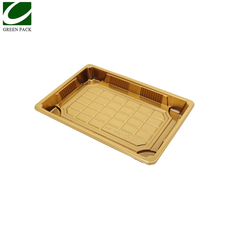 Chinese manufacturers supply directly disposable cheap plastic sushi box sushi party tray with lip
