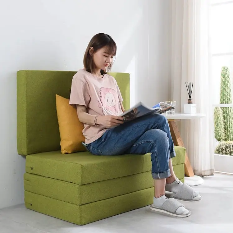 Modern foldable sleep well folding relax foam single bed mattress