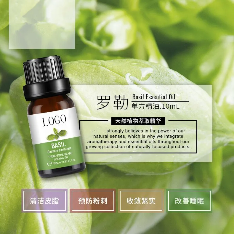 
Proper Price Basil Essential Oil Single Recipe Essential Oil 10ML Aroma Diffuser Humidifier Essential Oil 