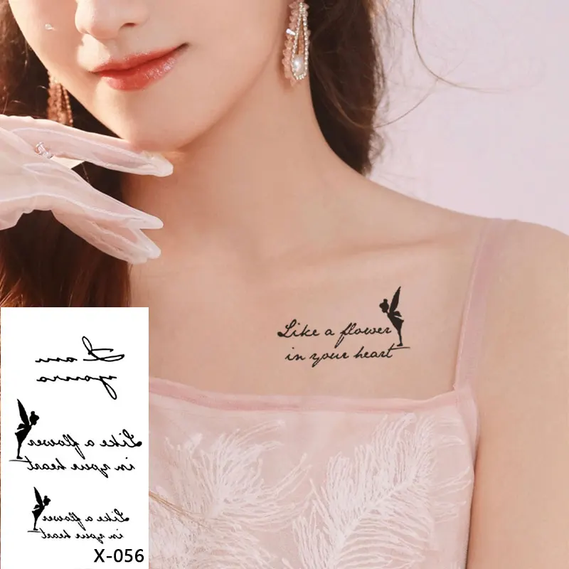 X series wholesale waterproof body art star small size temporary tattoo stickers