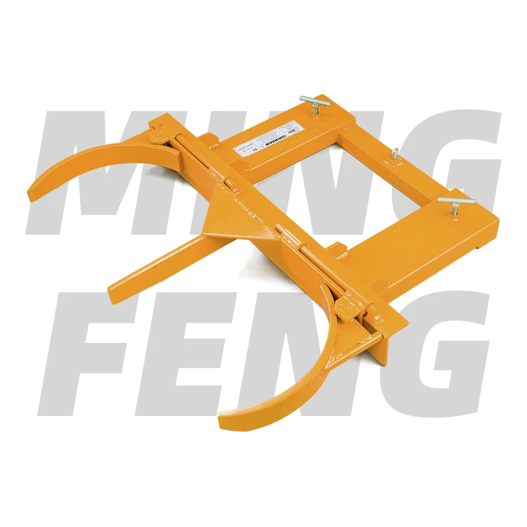 mingfeng MDGD-55-D Universal Drum Grabber Holding Drum Holder for forklift Oil drum lifting clamp