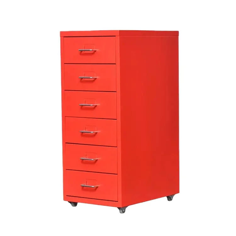office drawer steel cabinet Home Office & Kitchen Furniture Metal Mobile Multi-Drawer Chest with 6 Drawers