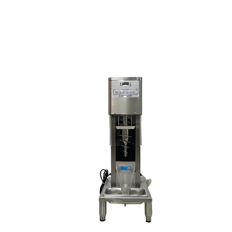 Automatic Stainless Steel Freeze Fruit Flavor Swirl Ice Cream Blending Machine Real Fruit Yogurt Snack Ice Cream Mixer Machine