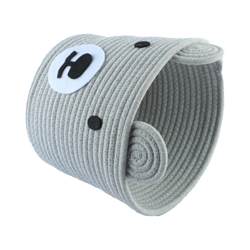 Wholesale Multiple Specifications Baby Cute Woven Basket Cotton Rope Storage Baskets