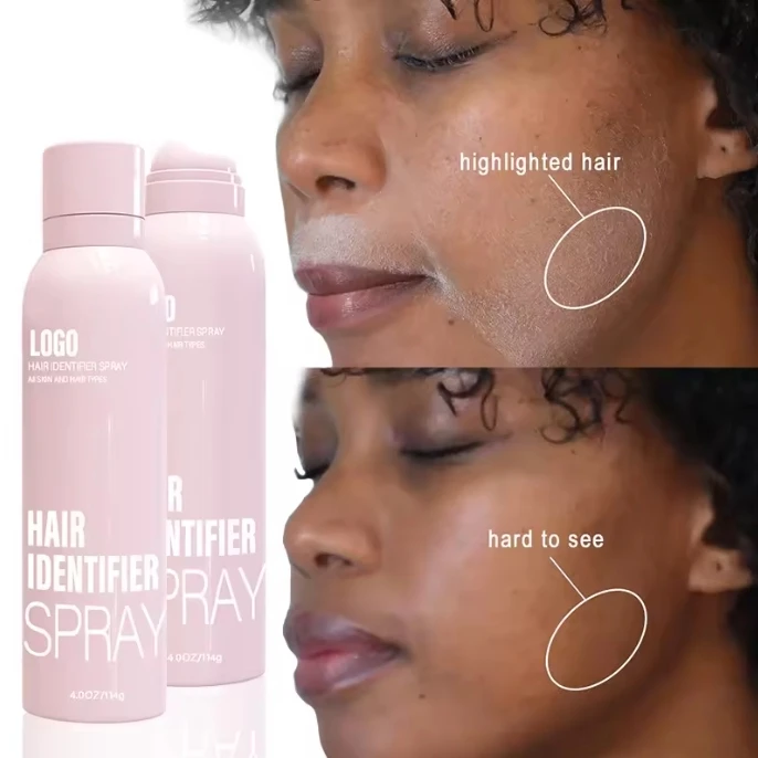 Hair Identifier Spray private label Protection Dermaplaning Spray For Facial Hair Moisturizing And Skin Care Dermaplaner Spray