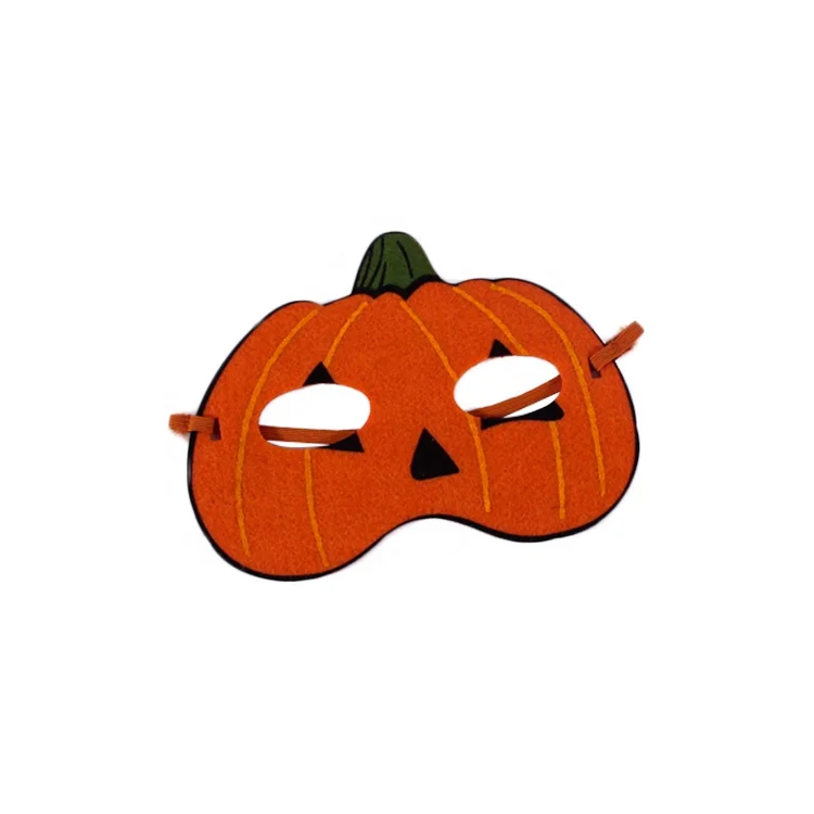 Hot Halloween Party Decoration Cartoon Felt mask Customized kids cosplay half face mask Felt party masks for cosplay