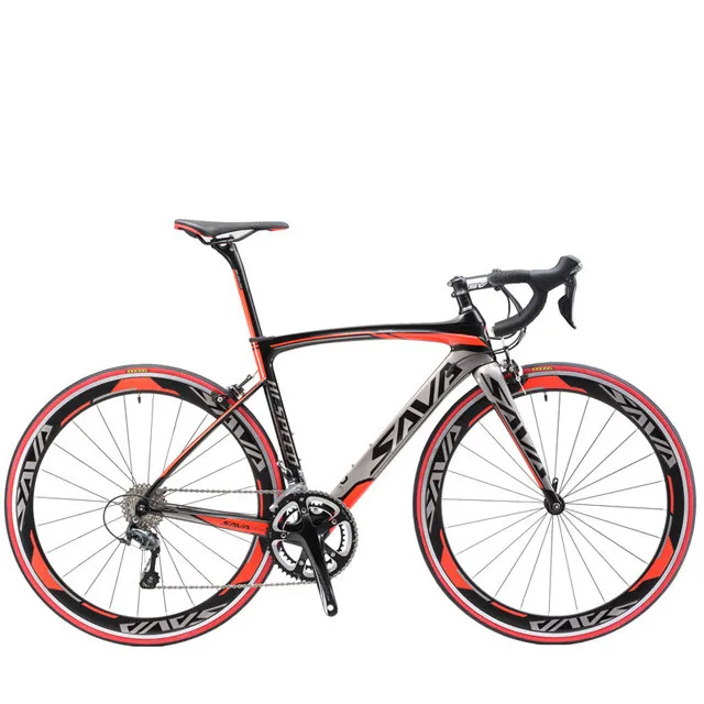 SAVA carbon fiber road bike 700C complete 22 speed wholesales  in stock carbon frame road bicycle racing bike