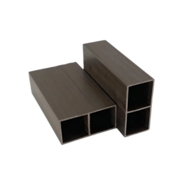 Termite Proof Durable and Colorfast WPC Composite Square Tube USD for Indoor Partitions and Ceiling Decor
